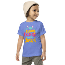 Load image into Gallery viewer, No Bunny Loves You Like Jesus Toddler Short Sleeve Tee