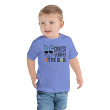 Load image into Gallery viewer, Coolest Bunny On The Block Toddler Short Sleeve Tee