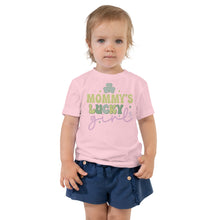 Load image into Gallery viewer, Mommy's Lucky Girl Toddler Short Sleeve Tee