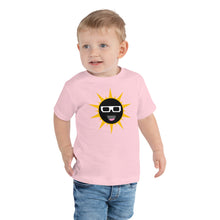 Load image into Gallery viewer, Fun Sun With Glasses Toddler Short Sleeve Tee