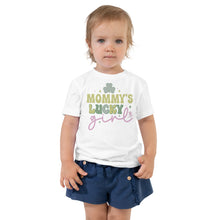 Load image into Gallery viewer, Mommy's Lucky Girl Toddler Short Sleeve Tee