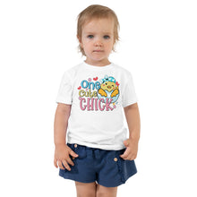 Load image into Gallery viewer, One Cute Chick Toddler Short Sleeve Tee