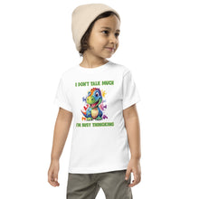 Load image into Gallery viewer, I Don’t Talk Much Dino Toddler Short Sleeve Tee