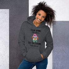 Load image into Gallery viewer, I'm No Spring Chicken But I'm Clucking Fabulous Unisex Hoodie