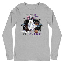 Load image into Gallery viewer, I Put The Boo In Boujee Unisex Long Sleeve Tee