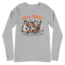 Load image into Gallery viewer, Bull Sheet Cow Lover Club Halloween Unisex Long Sleeve Tee