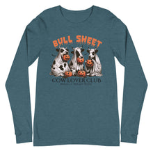 Load image into Gallery viewer, Bull Sheet Cow Lover Club Halloween Unisex Long Sleeve Tee