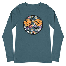 Load image into Gallery viewer, Halloween Retro Smiley Unisex Long Sleeve Tee