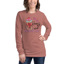 Load image into Gallery viewer, Hugs and Valentines Love Unisex Long Sleeve Tee