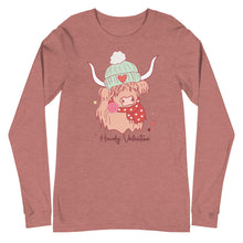 Load image into Gallery viewer, Howdy Valentine Unisex Long Sleeve Tee