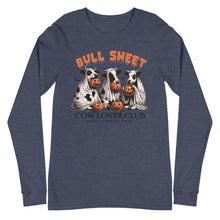 Load image into Gallery viewer, Bull Sheet Cow Lover Club Halloween Unisex Long Sleeve Tee