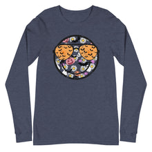 Load image into Gallery viewer, Halloween Retro Smiley Unisex Long Sleeve Tee