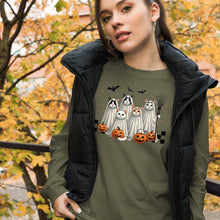 Load image into Gallery viewer, Ghost Cats Unisex Long Sleeve Tee