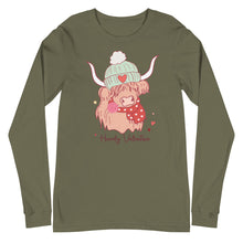 Load image into Gallery viewer, Howdy Valentine Unisex Long Sleeve Tee