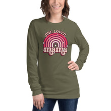 Load image into Gallery viewer, One Loved Mama Unisex Long Sleeve Tee
