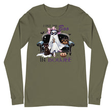 Load image into Gallery viewer, I Put The Boo In Boujee Unisex Long Sleeve Tee