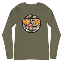 Load image into Gallery viewer, Halloween Retro Smiley Unisex Long Sleeve Tee