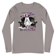 Load image into Gallery viewer, I Put The Boo In Boujee Unisex Long Sleeve Tee