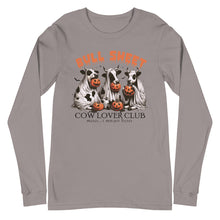 Load image into Gallery viewer, Bull Sheet Cow Lover Club Halloween Unisex Long Sleeve Tee