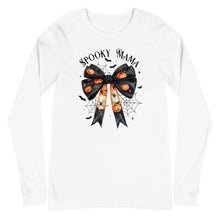 Load image into Gallery viewer, Spooky Mama Unisex Long Sleeve Tee