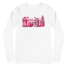 Load image into Gallery viewer, Breast Cancer Coffee Unisex Long Sleeve Tee