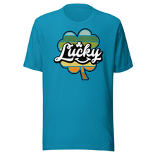 Load image into Gallery viewer, Lucky Retro Shamrock Unisex t-shirt