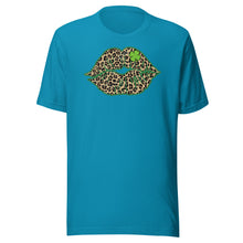 Load image into Gallery viewer, Irish Leopard Lips Unisex t-shirt
