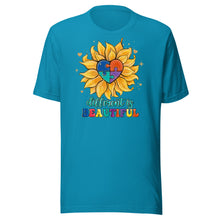 Load image into Gallery viewer, Different Is Beautiful Sunflower Unisex t-shirt