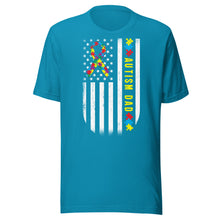 Load image into Gallery viewer, Autism Dad Flag Unisex t-shirt