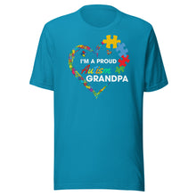 Load image into Gallery viewer, I’m A Proud Autism Grandpa Unisex t-shirt