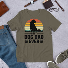 Load image into Gallery viewer, Best Dog Dad Ever Unisex t-shirt