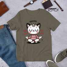 Load image into Gallery viewer, Omm Keep Calm (cat) Unisex t-shirt