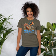 Load image into Gallery viewer, Live Love Football Unisex t-shirt