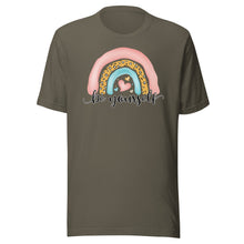 Load image into Gallery viewer, Be Yourself Pastel Rainbow Unisex t-shirt