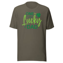 Load image into Gallery viewer, One Lucky Dad Unisex t-shirt