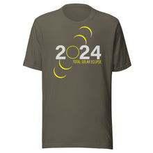 Load image into Gallery viewer, 2024 Total Solar Eclipse Unisex t-shirt
