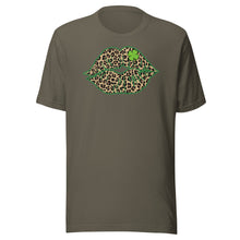 Load image into Gallery viewer, Irish Leopard Lips Unisex t-shirt