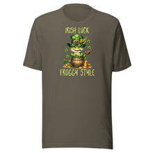Load image into Gallery viewer, Irish Luck Froggy Style Unisex t-shirt