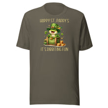 Load image into Gallery viewer, Hoppy St Paddy's It's Ribbiting Fun Unisex t-shirt