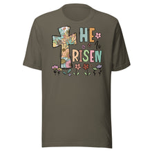 Load image into Gallery viewer, He Is Risen (flowers) Unisex t-shirt