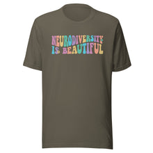 Load image into Gallery viewer, Neurodiversity Is Beautiful Pastel Unisex t-shirt