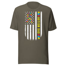 Load image into Gallery viewer, Autism Dad Flag Unisex t-shirt