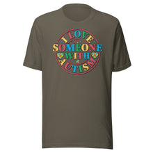 Load image into Gallery viewer, I Love Someone With Autism Unisex t-shirt