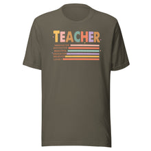 Load image into Gallery viewer, Teacher Words Unisex t-shirt