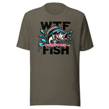 Load image into Gallery viewer, WTF Where’s The Fish Unisex t-shirt