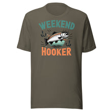 Load image into Gallery viewer, Weekend Hooker Fishing Unisex t-shirt