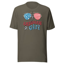 Load image into Gallery viewer, Patriotic American Girl Unisex t-shirt