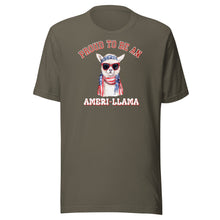 Load image into Gallery viewer, Proud to Be An Ameri-Llama Unisex t-shirt