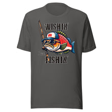 Load image into Gallery viewer, Wishin’ I Was Fishing Unisex t-shirt