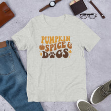 Load image into Gallery viewer, Pumpkin Spice and Dogs Unisex t-shirt